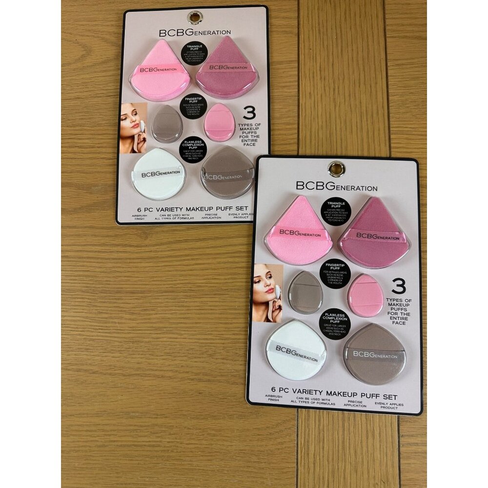 BCBGeneration 6 Pc Variety Makeup Puff Set Blending Contouring Applying Makeup - Picture 4 of 7